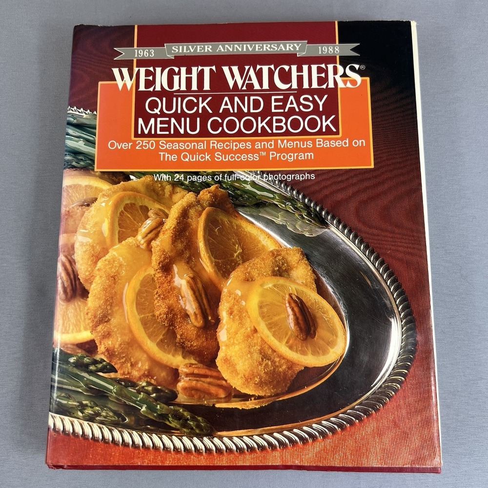 Weight Watchers Quick and Easy Cookbook Hardcover Recipe Book